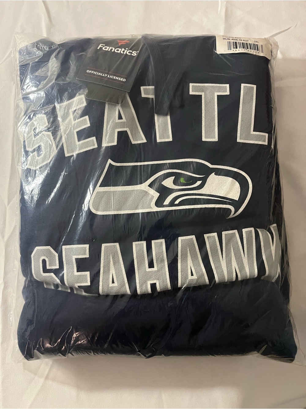 New Fanatics NFL Seattle Seahawks Football hoodie Size 3XL